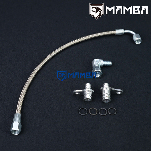 Mamba Turbocharger oil feed line 11427585402 For BMW N55 N55B30 335i 535i BorgWarger B03