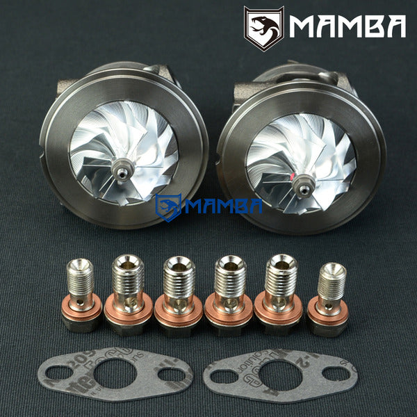 Mamba 9-6 High Flow Mitsubishi 6A13TT Galant VR4 TD03-7T Turbocharger Cartridge CHRA
