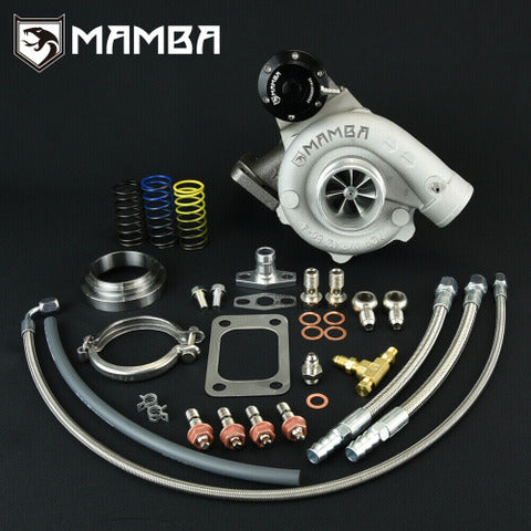 Mamba 2.36" A/R.42 GT2554R Ball Bearing Turbocharger + .42 IWG T3 V-Band Hsg