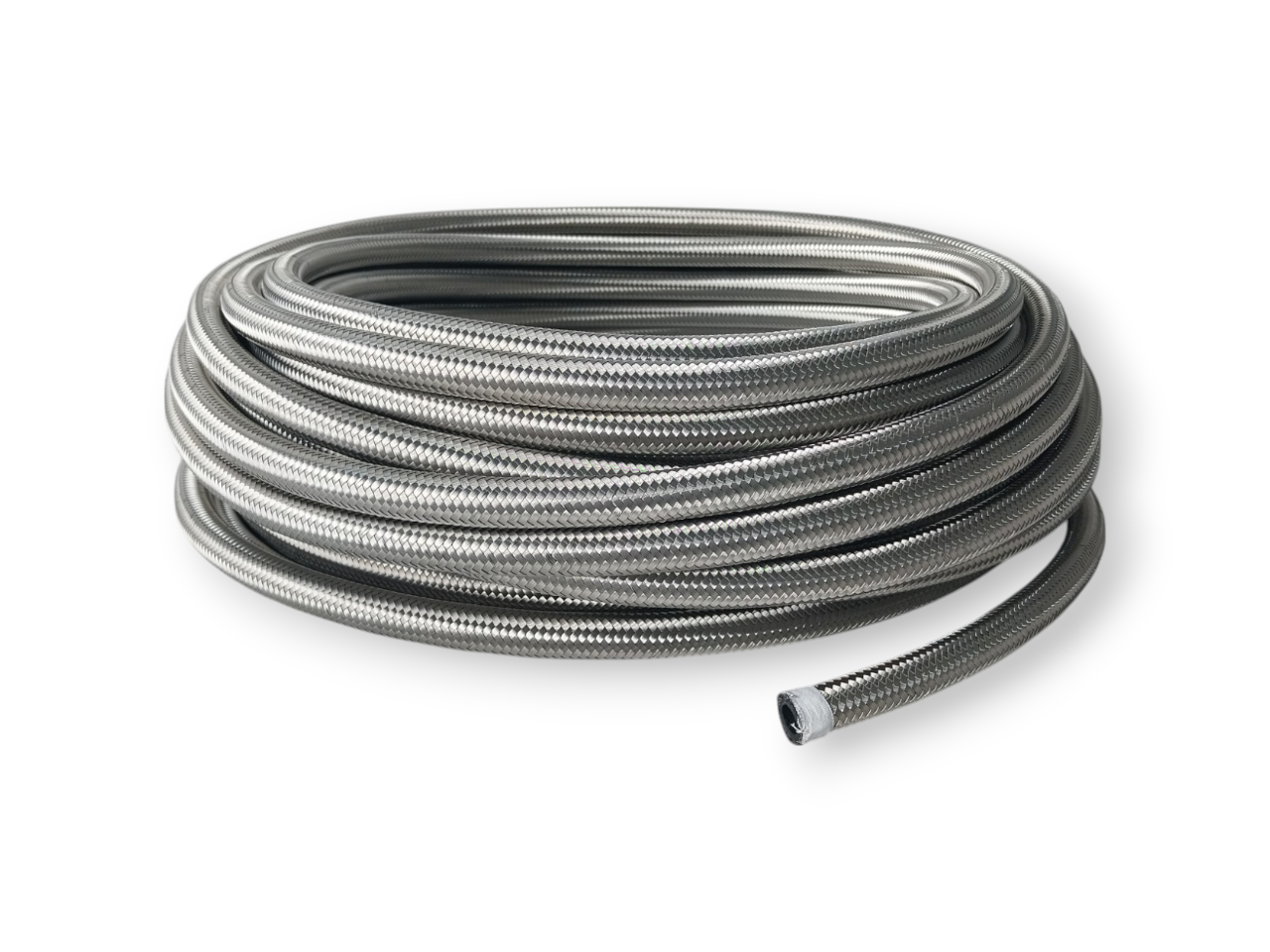 AN8 BRAIDED RUBBER HOSE - 500mm - TBR Performance