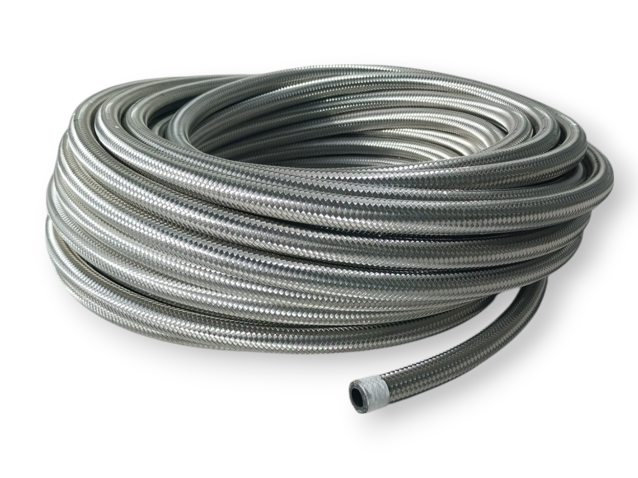 AN10 BRAIDED RUBBER HOSE 500mm - TBR Performance