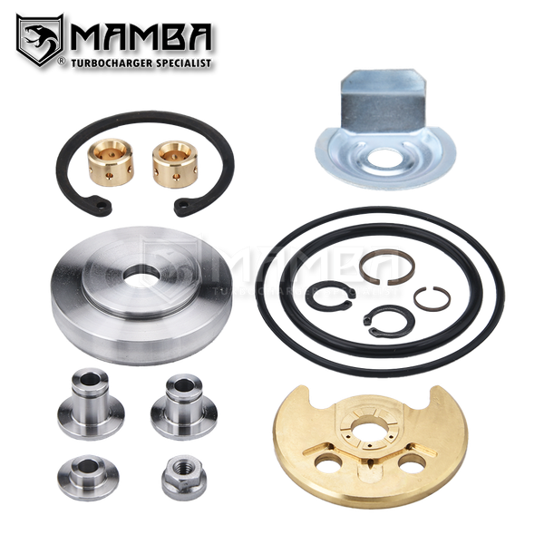 Mamba Heavy Duty Turbocharger Repair Kit MHI TD02 TD025 TD03 + 3 x Oil Hole/Super Back