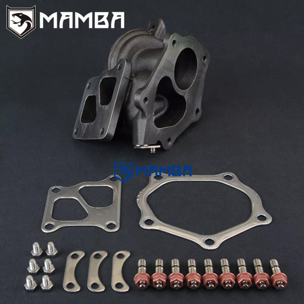 Mamba Turbocharger Turbine Housing / Mitsubishi 4B11T EVO X Ball Bearing GT29R (52/56.5