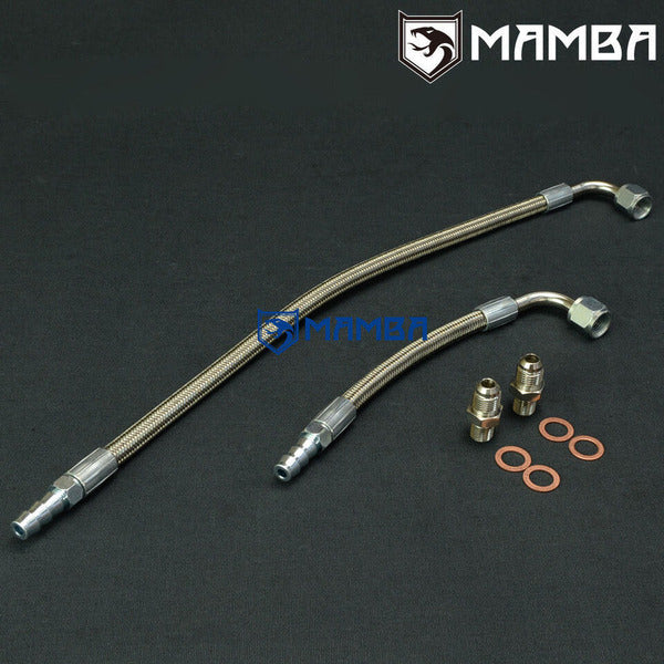 Mamba 84~99 Mitsubishi 4D56T 2.5L Montero Shogun TF035 TD04 Turbocharger water coolant line