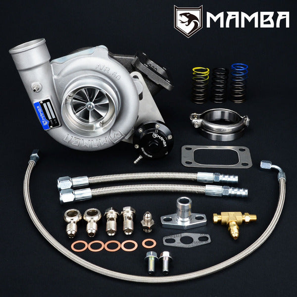 Mamba 7+7 Universal 3" A/R.60 GTX3071R Ball Bearing Turbocharger .57 T3 V-Band