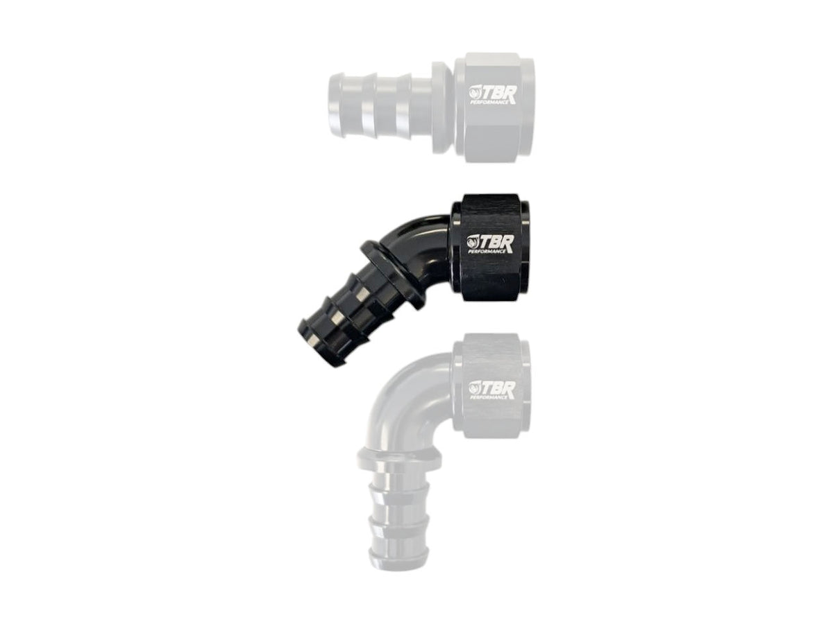 AN12 Push Lock Full Flow Fittings - TBR Performance