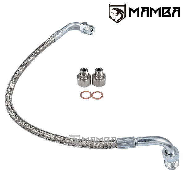 Mamba PTFE Turbocharger Oil Feed line Hose fits Komatsu 6742-01-3440 SAA6D114E PC300, PC360