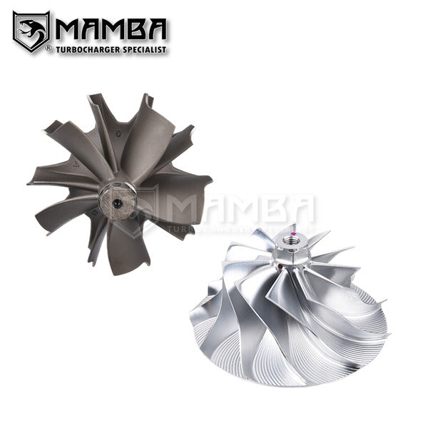Mamba D5-11 Turbocharger upgrade kit for 08- Chevy 6.6L Duramax LBZ Garrett GT3788VA 848212