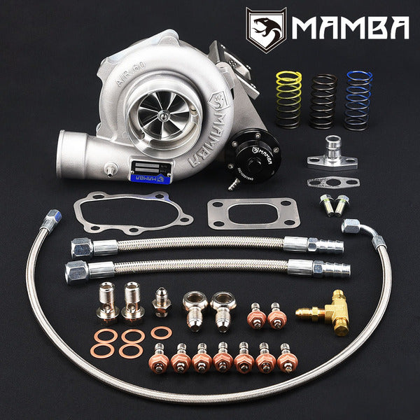 Mamba 9-7 Universal 3" A/R.60 GTX2867R Ball Bearing Turbocharger .86 T25 5 Bolt