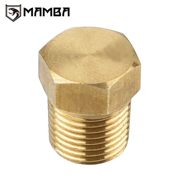 Mamba 50 Pcs x Brass Hex Head Male Plug 1/8" NPT (1/8-27, 1/8NPT)