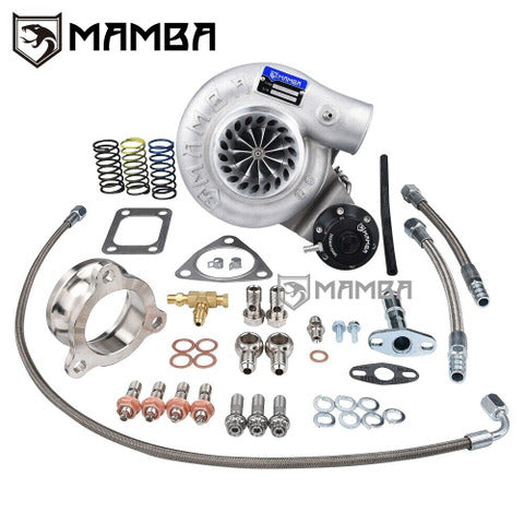 Mamba Billet Turbocharger 3" Anti Surge TD05H-18G 10cm T3 GMC 3 bolt to V-Band