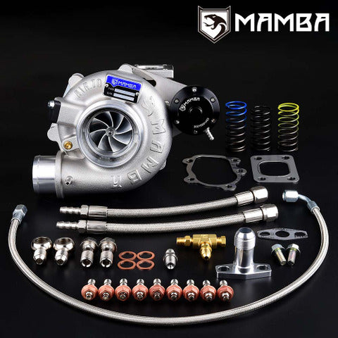 Mamba GEN II G25 8+0 3" A/R.70 GTX2971R Ball Bearing Turbocharger + .86 T25 5-Bolt IWG