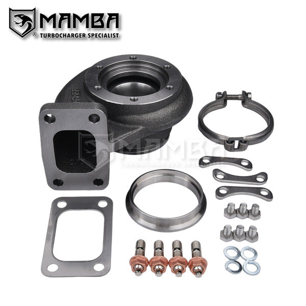 Mamba Turbocharger Turbine Housing Garrett GT28R HKS T3 V-Band A/R .73 Trim76