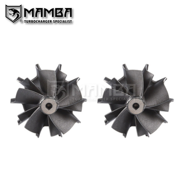 Mamba Turbocharger Turbine Shaft Wheel For IHI RHV4 VB36 VB37 Toyota 1VD-FTV (38/45/+2.3mm)