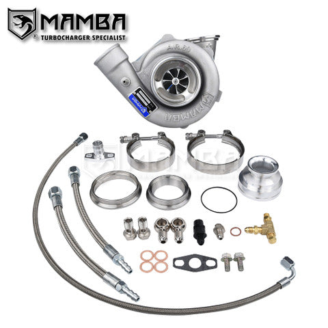 Mamba D5-7 Uni Rally 3" GTX2860R-49T Ball Bearing Turbocharger +.61 Dual V-Band