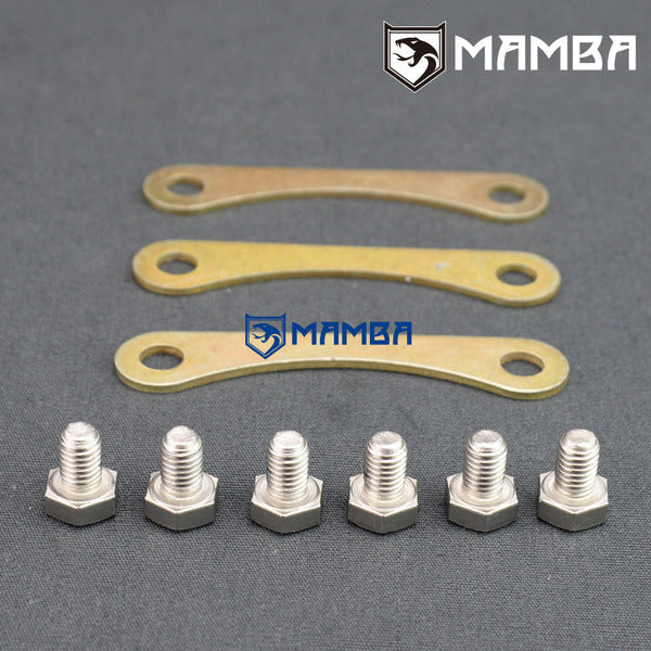 Mamba Turbocharger Lock Plate & Nut / CHRA to Cover Garrett GT28R (AR.60) GT35R T04R (A/R.70)