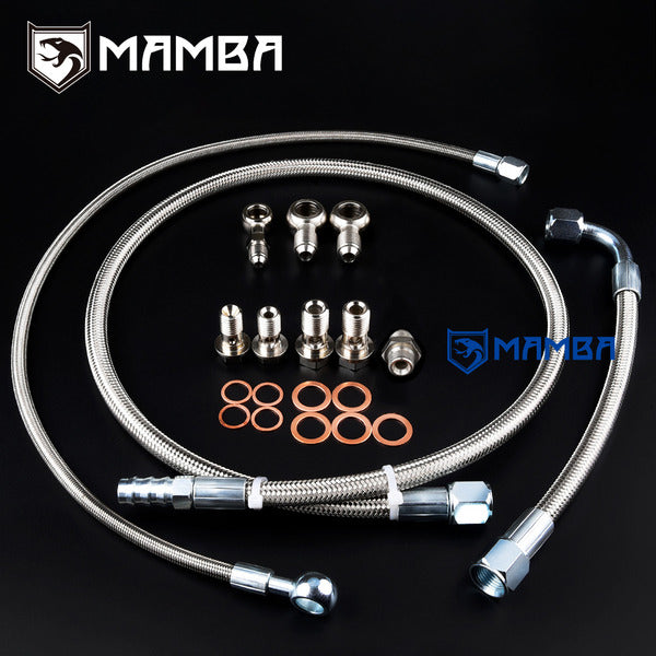 Mamba Turbocharger Oil & Water Line Kit AUDI TT S3 1.8T 225HP K04-020 K04-022 K04-023