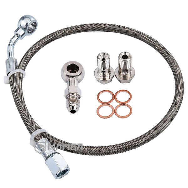 Mamba Turbocharger Oil Feed Line Kit For Audi MK1 TT 225 / S3 1.8T 06A145778P