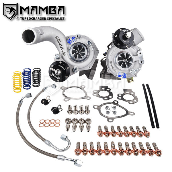 Mamba 9-7 Extreme K04-4356 Twin Turbocharger / AUDI RS4 A6 Allroad 2.7L 650HP