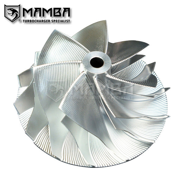 Mamba Turbo Billet Compressor Wheel Fits BorgWarner S100 (47/62/7+7/Point Mill)