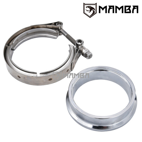 Mamba 4" Turbine Housing Outlet Flange Ring Fits Garrett G40 G42 G45 VB/VB V-Band