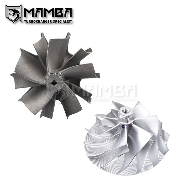 Mamba Turbocharger Compressor Turbine wheel fits Ford Powerstroke 7.3L Garrett GTP38 702012-5