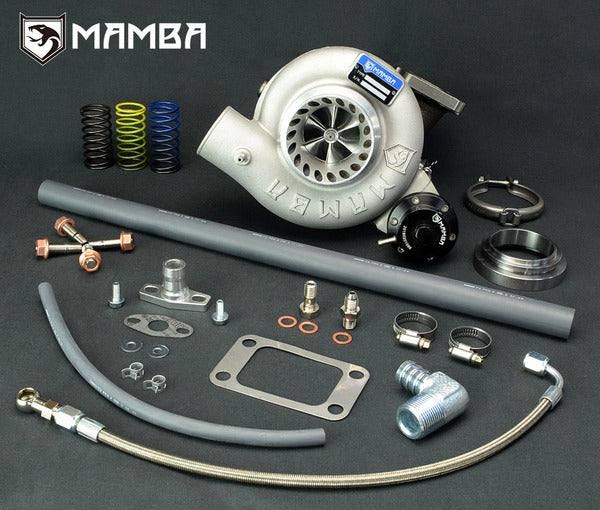 Mamba 12-6 Oil-Cooled Top Mount Turbocharger For Nissan TD42 GU TD05H-16G 6cm T3 V-Band