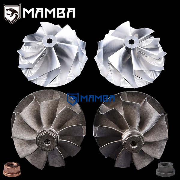 Mamba 500HP Upgrade Turbocharger Compressor + Turbine Wheel For VR30DDTT Q50 Q60 MGT14X-3949
