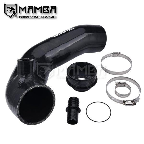 Mamba LHD RHD +10HP MQB VAG EA888 GOLF R GTI MK7 IS20 IS38 Turbo Intake Silicone Hose