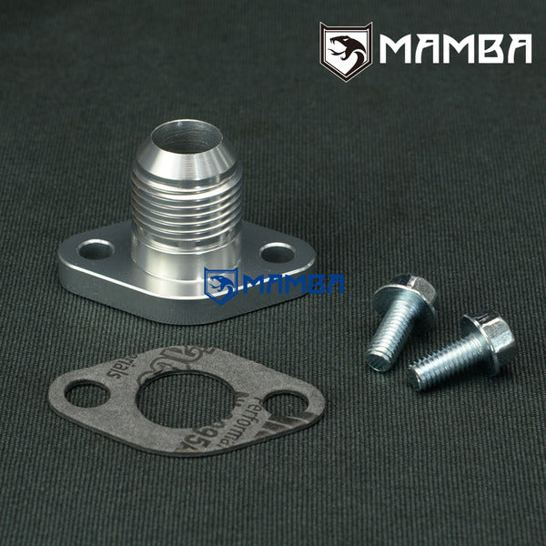Mamba 97~05 AUDI VW 20V 1.8T Turbocharger Oil Return Flange Kit 10AN A3 A4