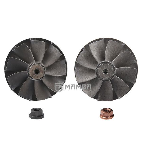 Mamba Pair Upgrade Turbocharger Turbine Wheel For Infiniti VR30 Q60 400Z MGT14-3841 (38/41.1)