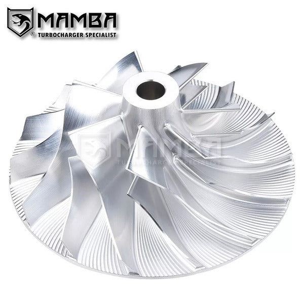 Mamba Turbo Billet Compressor Wheel Fits Schwitzer S300 (57.2/76.8/7+7/Performance)