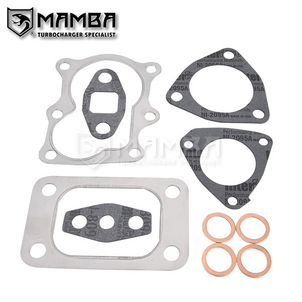 Mamba SS304 Turbocharger Gasket Set For Nissan TD42TI Suits Patrol TD42 GU Y61 HT18 (4 Layers