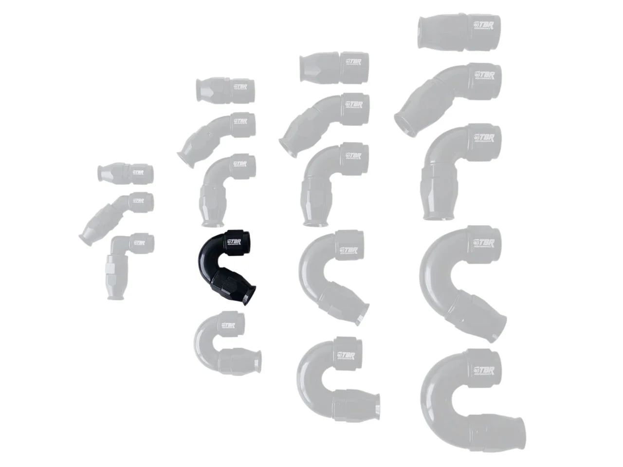 AN6 PTFE Full Flow Fittings - TBR Performance