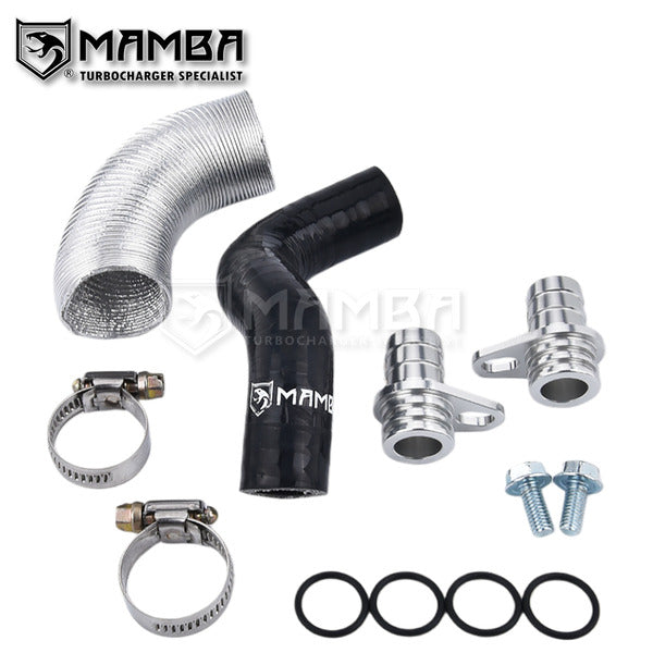 Mamba Fits MINI Cooper B48 2.0 Petrol 8629970 Silicon Turbo oil drain Hose Kit