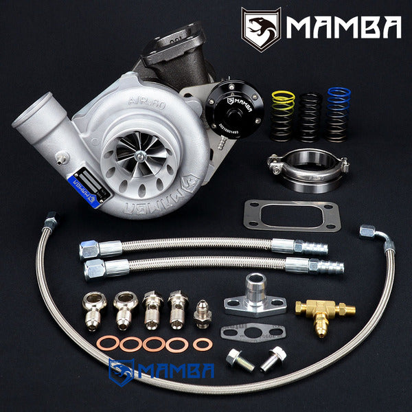 Mamba 7+7 3" A/R.60 Anti Surge GTX3071R Ball Bearing Turbocharger .57 T3 V-Band