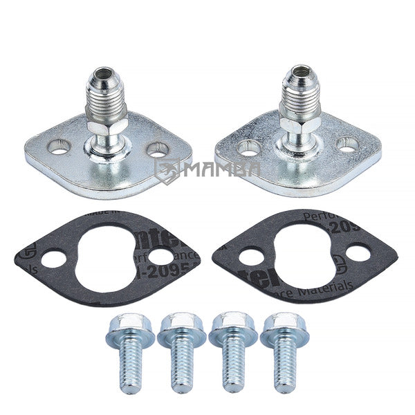Mamba For TOYOTA CT9 CT12 CT20 CT26 Turbocharger Flange Adapter Kit 4AN /Single Port