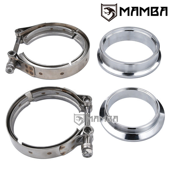 Mamba Turbine Housing Inlet & Outlet Flange Ring Fits Garrett G40 G42 G45 V-Band
