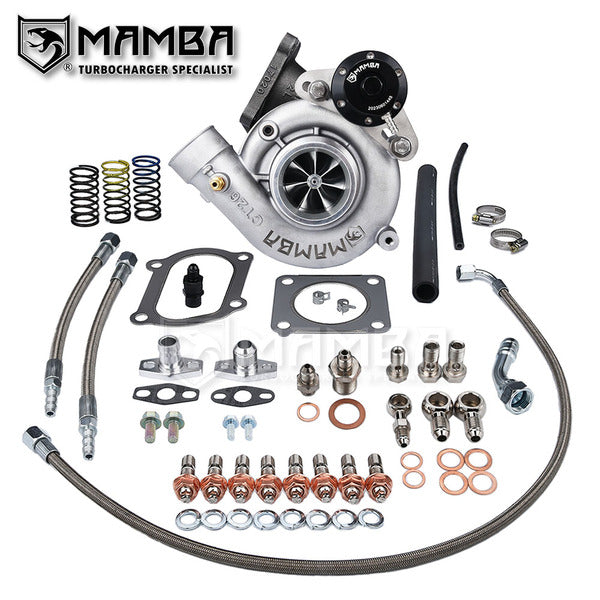 Mamba Bolt-on Ball Bearing Turbocharger For TOYOTA 1HD-T Land Cruiser HDJ80 GTX2871R .49 Hsg