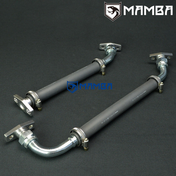 Mamba Mitsubishi 6A13TT Galant Legnum VR4 TD03 Twin Turbocharger Oil Return Line Hose