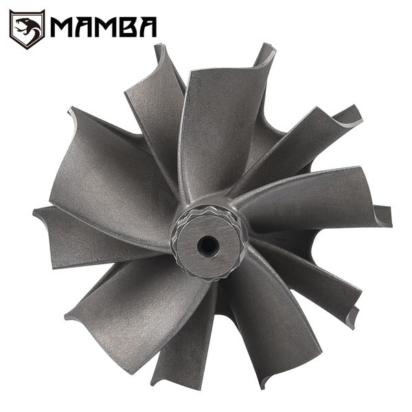 Mamba D5 (5+5) Turbine Wheel Fits 99~03 Ford Powerstoke 7.3L GTP38 (67.7x76.2/Bolt-on)