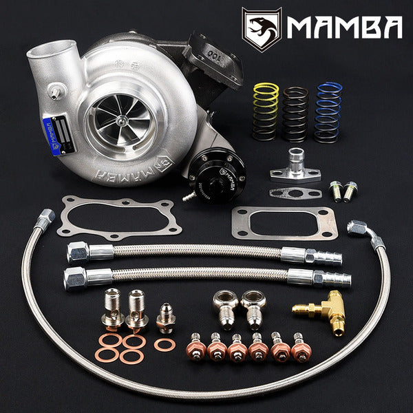 Mamba 7+7 Universal 3" A/R .60 GTX2871R Ball Bearing Turbocharger + .73 T3 6 bolt hsg
