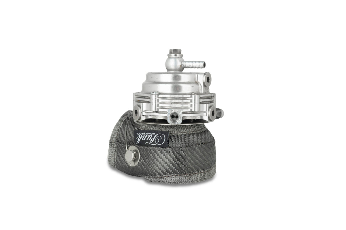 Carbon Fibre wastegate-blanket fitted example. Wastegate not included; blanket size varies by selected SKU.