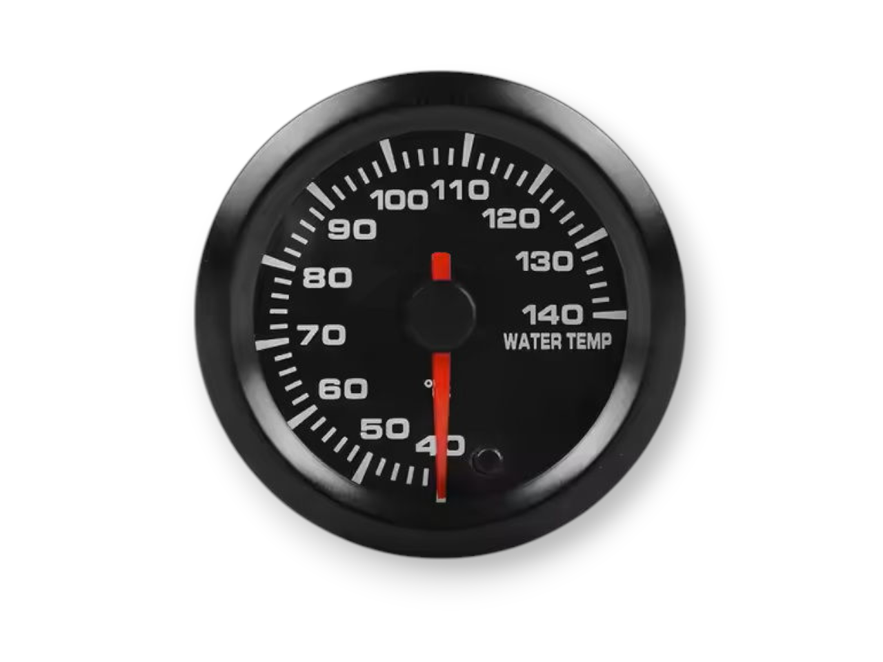Water Temp Gauge (40-140C) 52mm Single Display - Electronic - Multi Color