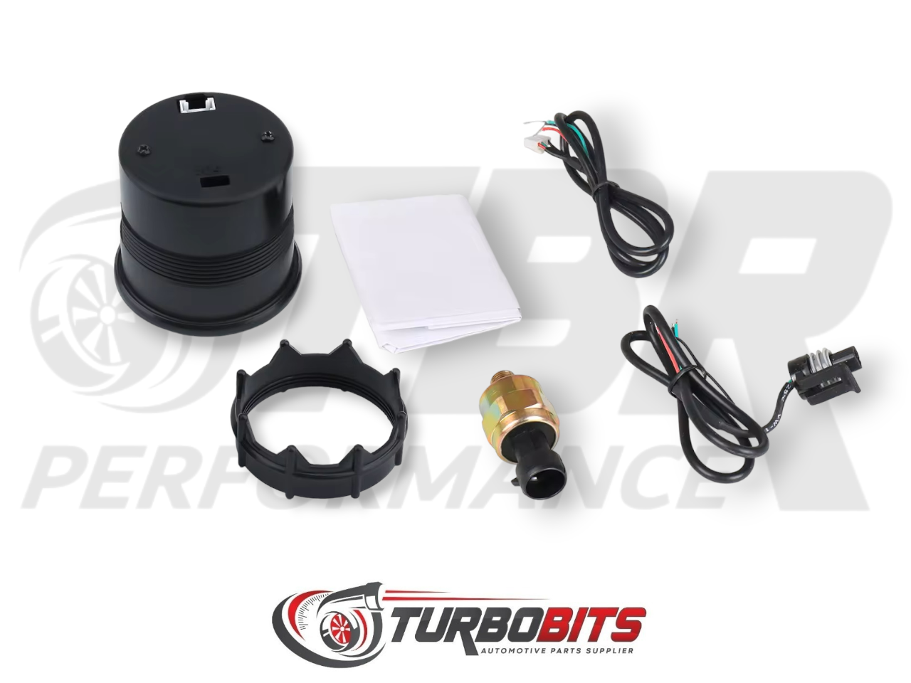 Oil Pressure Gauge (0-100PSI) 52mm Single Display - Electronic - Multi Color