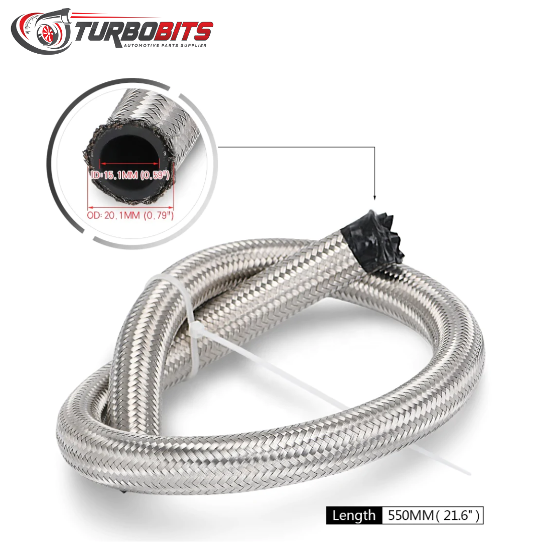 Oil Feed & Drain Line Kit Fits T3 Based Turbo T3T4 T3/T4 T04E T04B Etc