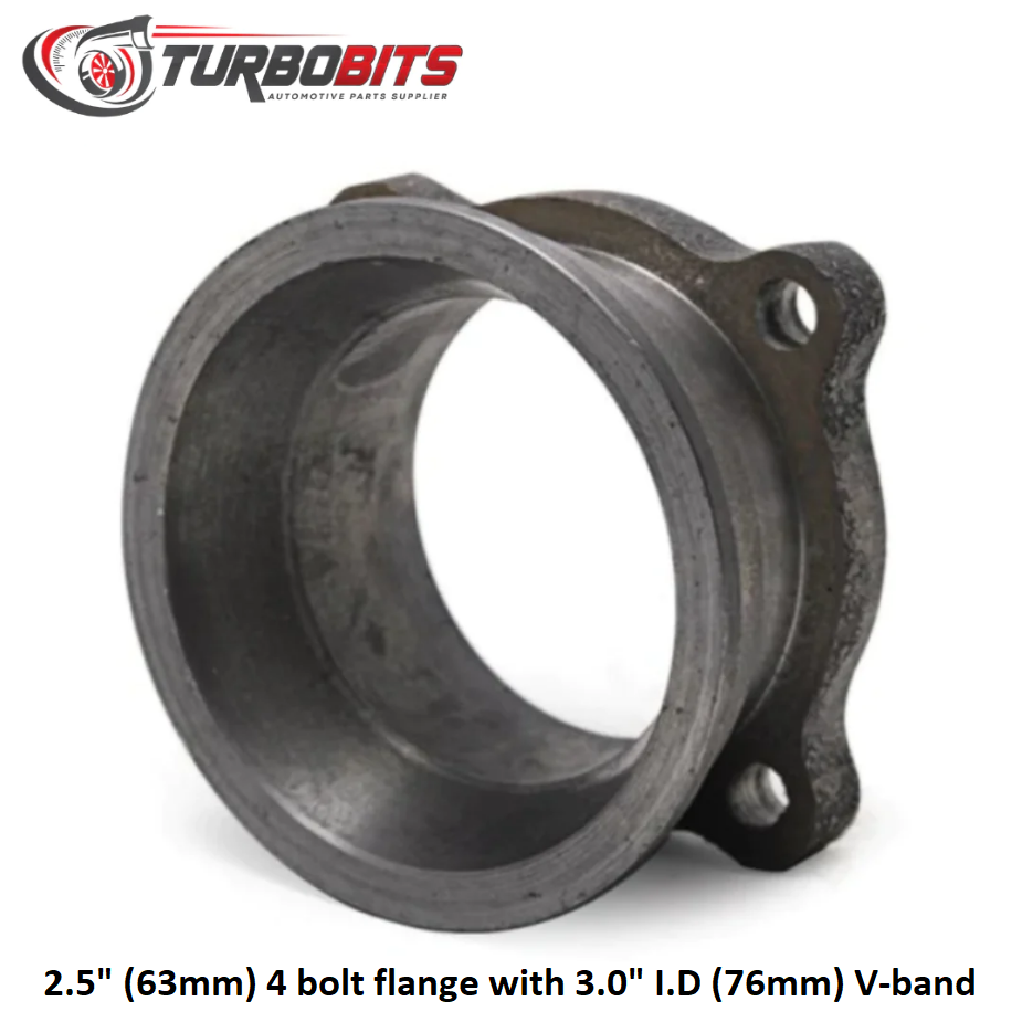 GT30 / GT35 4 bolt flange to V-Band Dump pipe adaptor