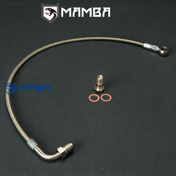 Mamba Turbocharger Oil Feed Line Kit Dodge SRT4/PT Cruiser TD04LR TD05HR Mopar Stage 3