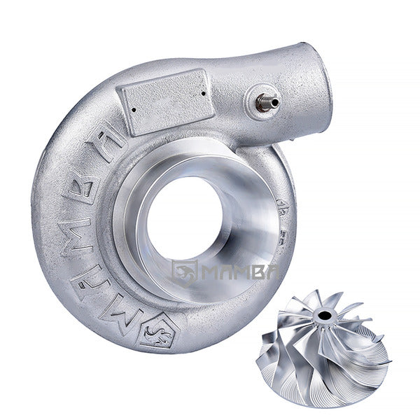 Mamba 5200 3" TD05 TD06 16G Non-Anti Turbocharger Compressor Housing + GTX 11+0 billet wheel