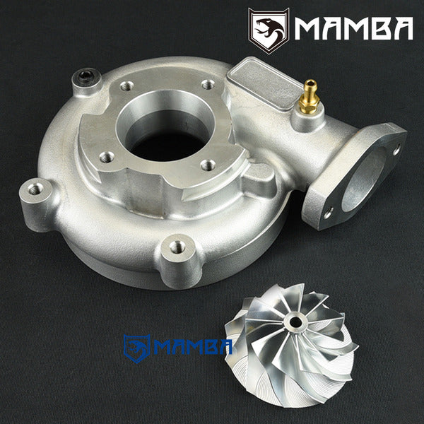 Mamba Convert TOYOTA CT26 to 1HD-FTE Turbocharger Housing + Billet Wheel GT3071R (53.1/71)